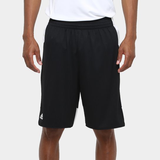 Bermuda Adidas Teamstock Masculina - Preto