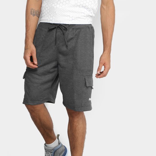 Bermuda Moletom And1 Cargo Masculina - Grafite