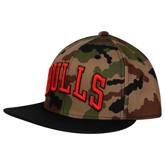 Boné Adidas Originals NBA Sbc Bulls T - Verde Militar