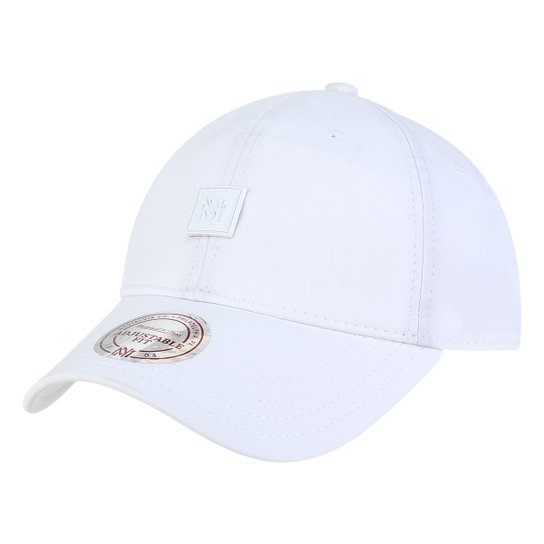 Boné Mitchel & Ness Volley Strapback Aba Curva - Branco