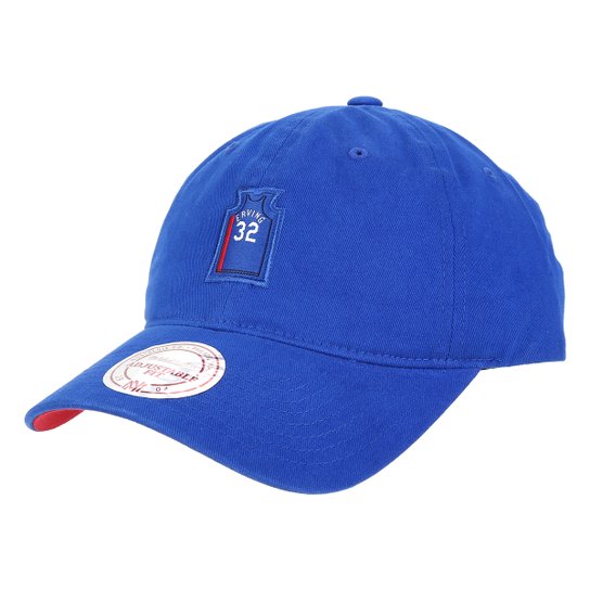 Boné Mitchell & Ness Aba Curva Small Jer Erving Player - Azul