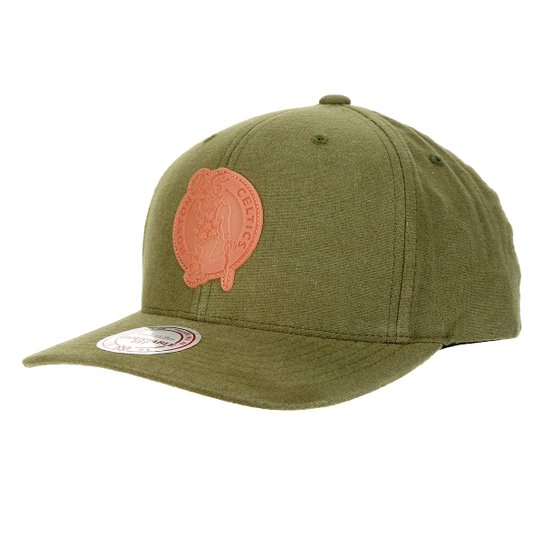 Boné Mitchell & Ness NBA Boston Celtics Gum Aba Curva - Musgo