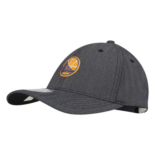 Boné Mitchell & Ness NBA Golden State Warriors Aba Curva - Cinza