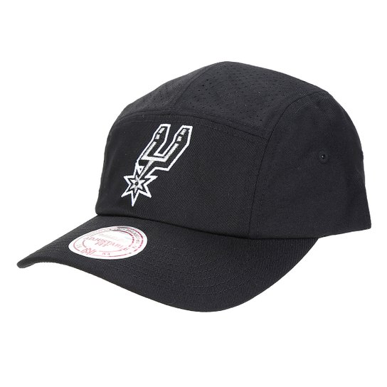 Boné Mitchell & Ness NBA San Antonio Spurs Aba Curva - Preto