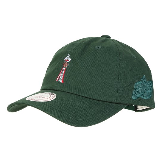 Boné Mitchell & Ness NBA Seattle Supersonics Aba Curva Element Dad - Verde escuro