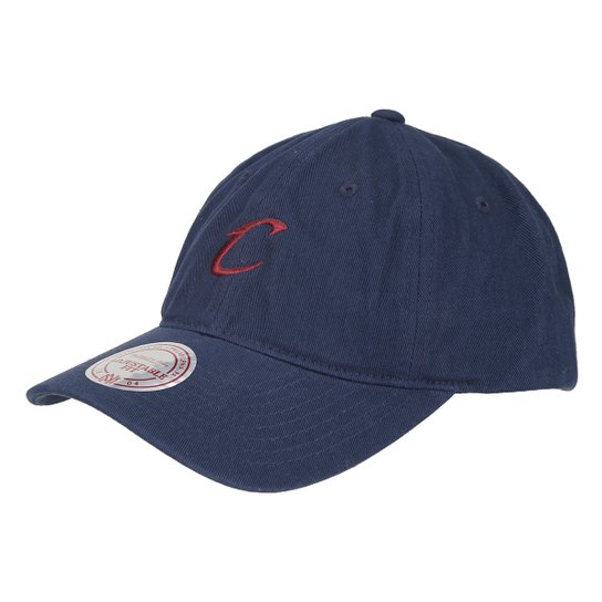 Boné NBA Cleveland Cavaliers Mitchell & Ness Chukker Aba Curva - Marinho