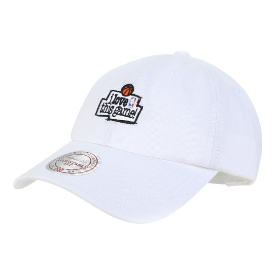 Boné NBA I Love This Game Mitchell & Ness Aba Curva - Branco