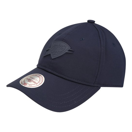 Boné NBA Oklahoma City Thunder Mitchell & Ness Aba Curva Volley - Marinho