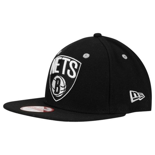 Boné New Era 950 Of Sn NBA Brooklyn Nets - Preto