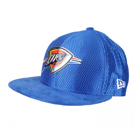 Boné New Era NBA Oklahoma City Thunder Aba Reta 950 SN 17 - Azul Royal