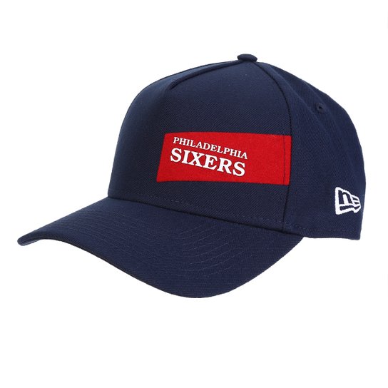 Boné New Era NBA Philadelphia 76Ers 940 Aba Curva - Marinho