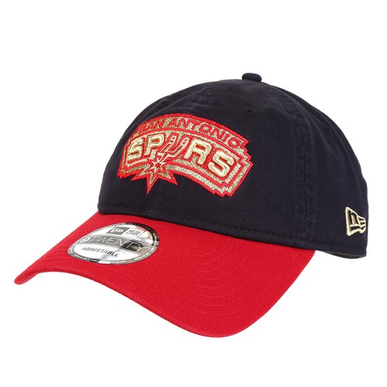 Boné New Era NBA San Antonio Spurs 920 Red On Navy - Marinho