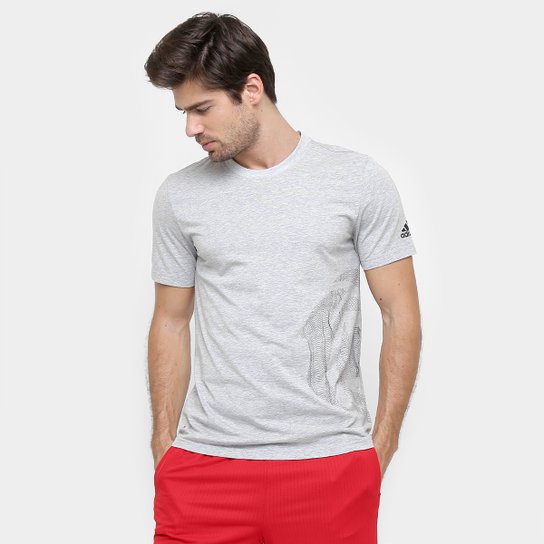 Camiseta Adidas Rose - Cinza