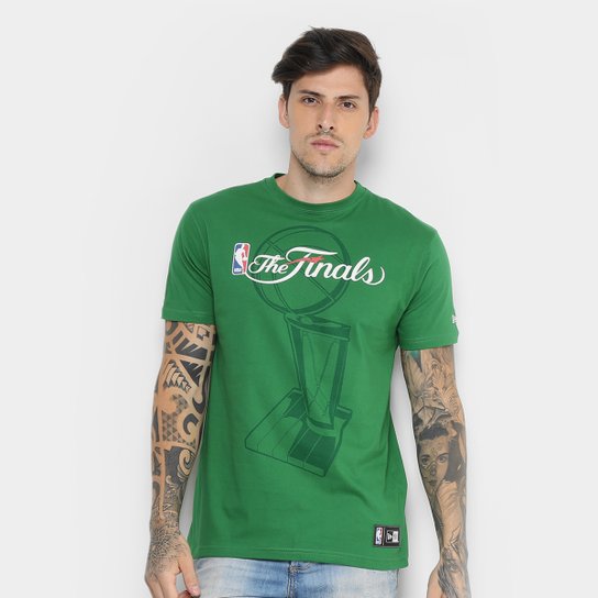 Camiseta NBA Boston Celtics New Era Tropy Masculina - Verde