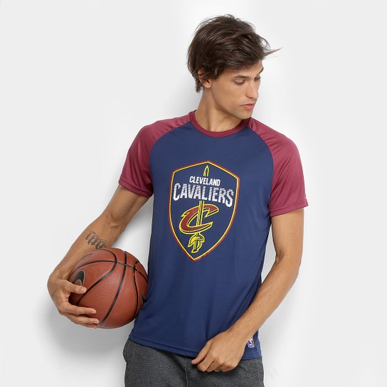 Camiseta NBA Cleveland Cavaliers Masculina - Bordô