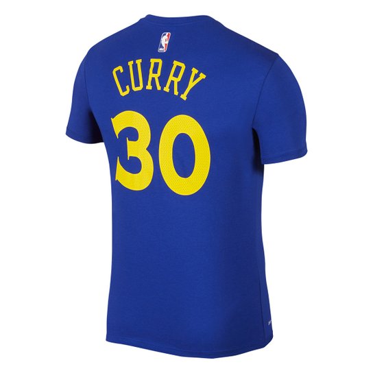 Camiseta NBA Stephen Curry Golden State Warriors Nike N&N - Azul