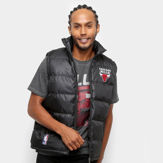 Colete NBA Chicago Bulls 18 Super Stuff Masculino - Preto