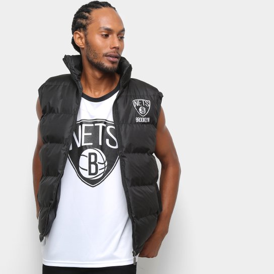Colete NBA Super Stuff Nets 18 Masculina - Preto