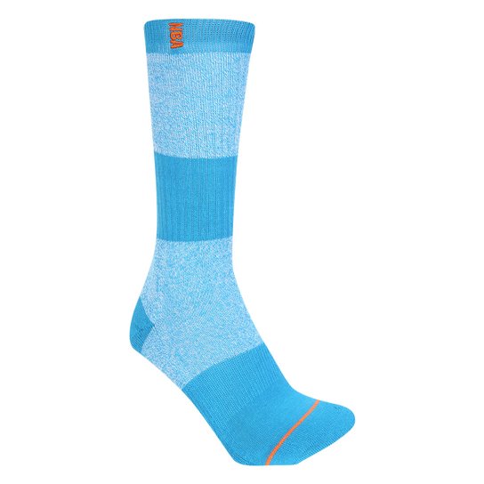 Meia NBA Cano Alto Logo Bordado - Azul