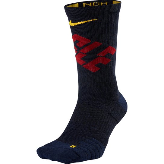 Meia Nike NBA Cano Alto Cleveland Cavaliers Elite Crew - Marinho