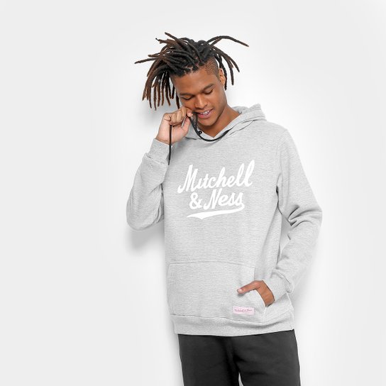 Moletom Mitchell & Ness Brand Masculino - Mescla