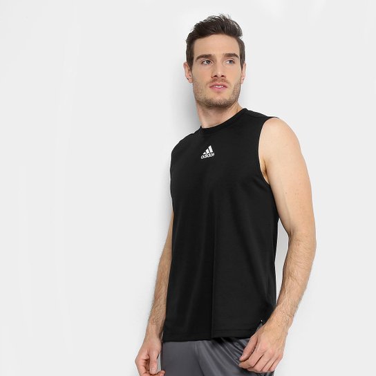 Regata Adidas Sport Sleeveless Masculina - Preto