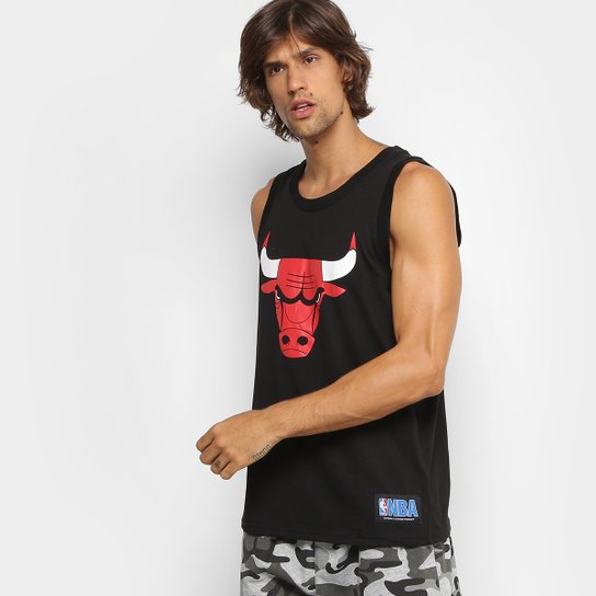 Regata NBA Chicago Bulls 17 Masculina - Preto