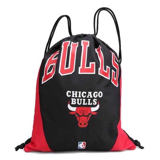 Sacola NBA Chicago Bulls DMW Gym Pack - Preto+Vermelho