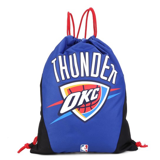 Sacola NBA Oklahoma City Thunder - Gym Sack - Azul+Preto