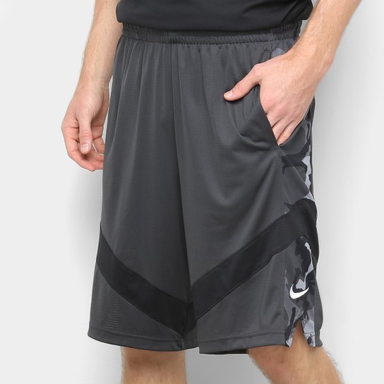 Short Nike Dry Courtlines Masculino - Preto+Branco