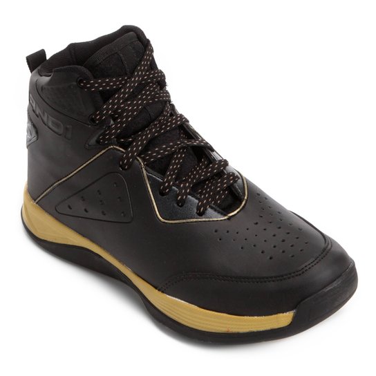 Tênis And1 Dunk Masculino - Preto+Dourado