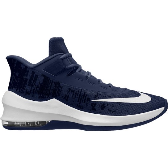 Tênis Nike Air Max Infuriate 2 Mid - Azul Royal+Preto