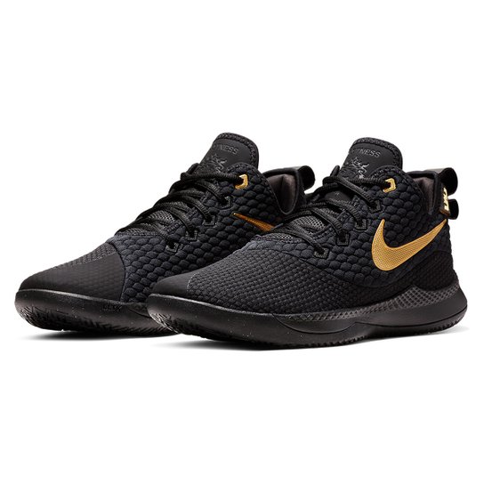 Tênis Nike Lebron Witness Iii - Preto+Dourado
