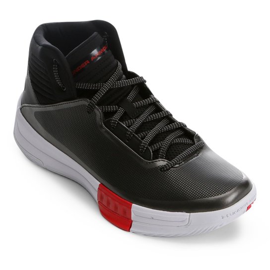 Tênis Under Armour Lockdown 2 Masculino - Preto+Branco