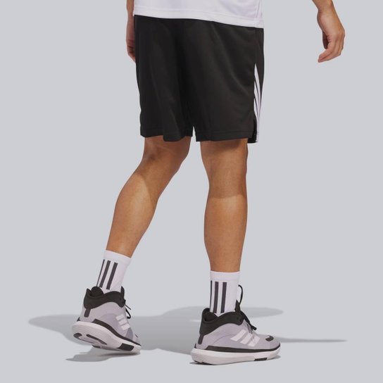 Bermuda Adidas Legends 3-Stripes Preta