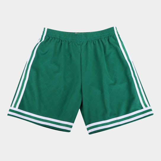 Bermuda NBA Boston Celtics Mitchell e Ness Jersey Swingman Plus Size Masculina