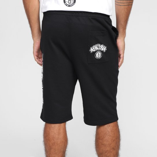 Bermuda NBA Brooklyn Nets As Tartarugas Ninjas Masculina