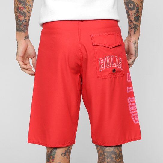 Bermuda NBA Chicago Bulls Blur Logo Masculina