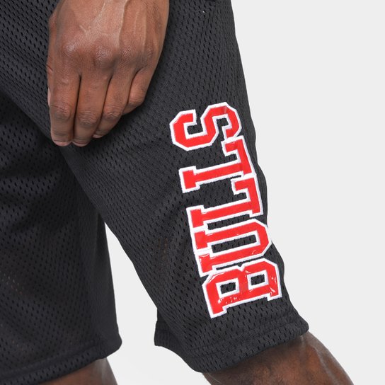 Bermuda NBA Chicago Bulls Mesh Masculina