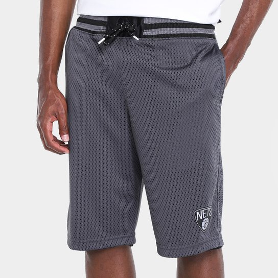 Bermuda NBA Dupla Face Brooklyn Nets Masculina