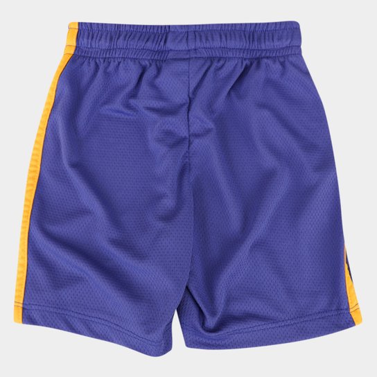 Bermuda NBA Infantil Los Angeles Lakers Braziline