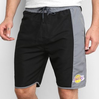 Bermuda NBA Los Angeles Lakers Colorblock Masculina