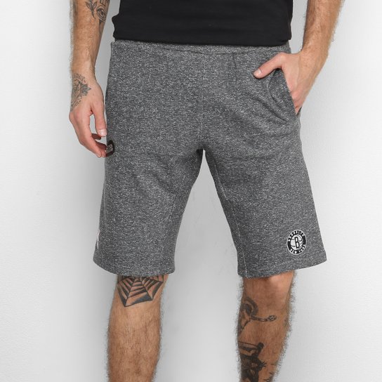Bermuda New Era NBA Brooklyn Nets Masculina - Grafite