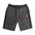 Bermuda Sintetica NBA Chicago Bulls Patch Emborrachado Cinza - Cinza