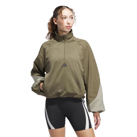 Blusa Adidas Basketball Pullover Feminina
