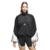 Blusa Meio Zíper Basketball Pullover Adidas Feminino - Preto