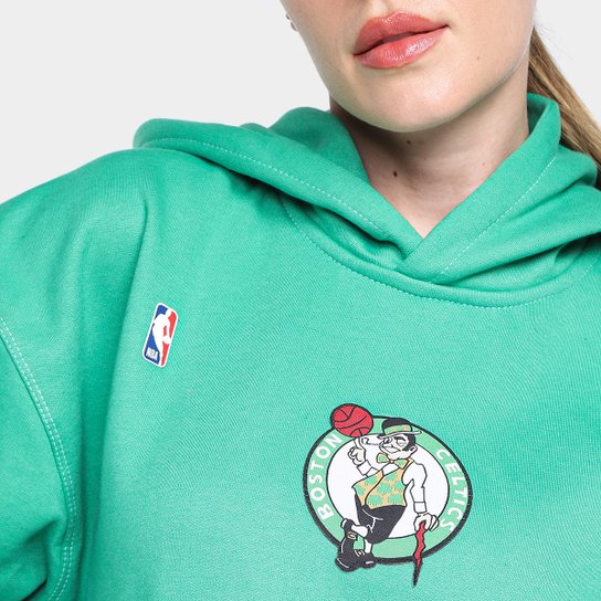 Blusa Moletom Approve NBA Celtics Oversized Com Capuz