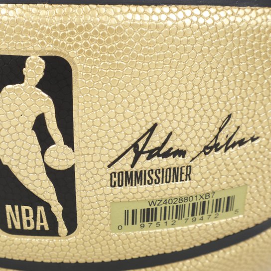 Bola Basquete NBA Wilson Gold Edition 7