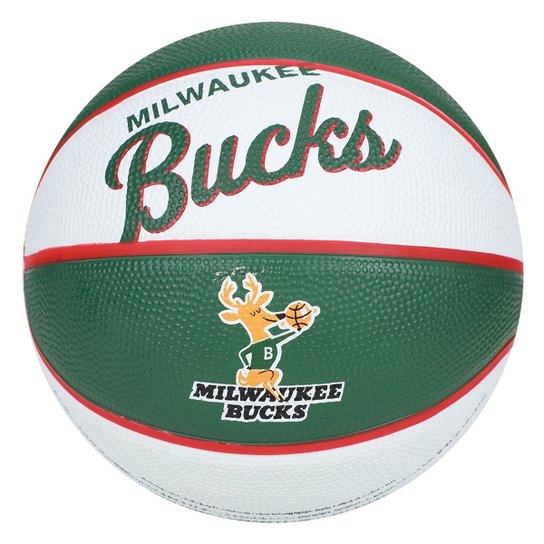 Bola de Basquete NBA Wilson Team Retro Bucks 7