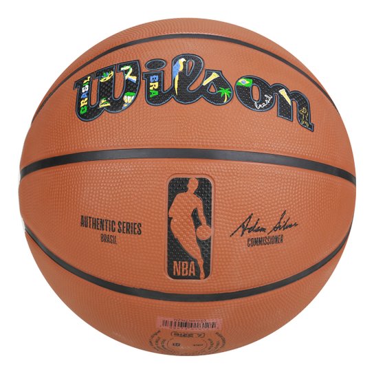 Bola de Basquete Wilson NBA Authentic Brasil Outdoor 7